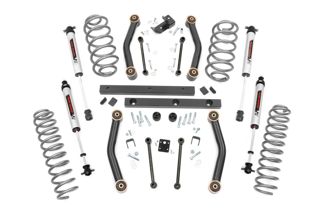 Rough Country 90777 Suspension Lift Kit w/Shocks for Select Jeep TJ, Jeep Wrangler
