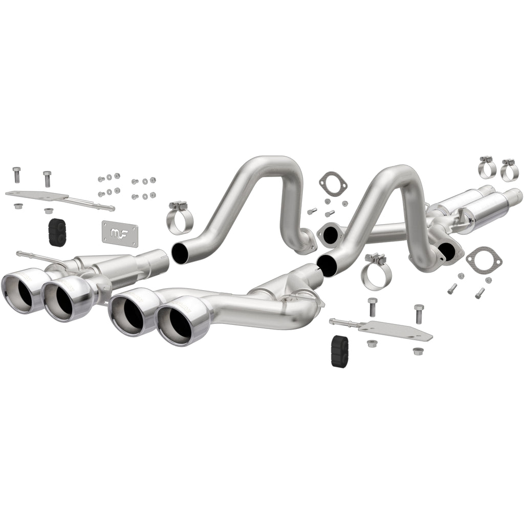 MagnaFlow Exhaust Products 15281 Competition Series Stainless 2.5 in Cat-Back for Select Chevrolet Corvette