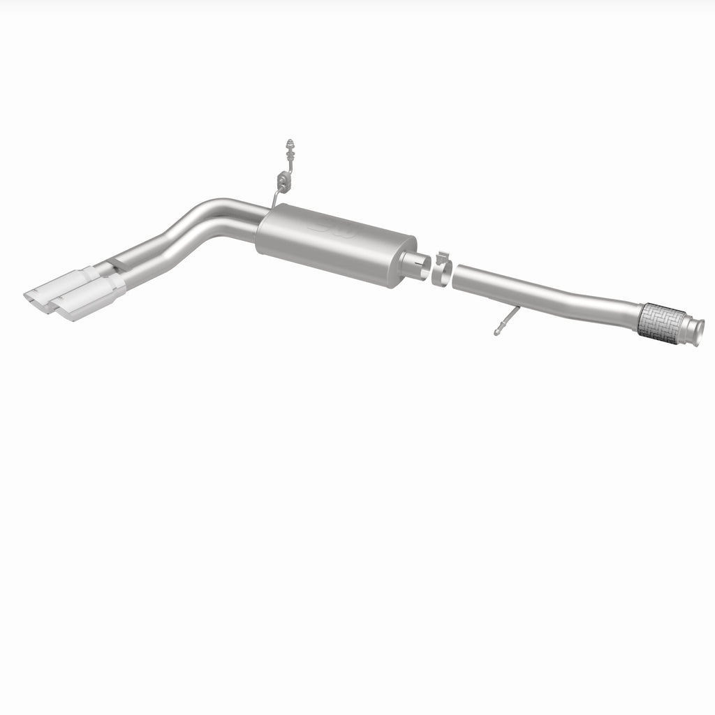 MagnaFlow Exhaust Products 15270 Street Series Polished Cat-Back System for Select Chevrolet Silverado 1500, Chevrolet Silverado LD, GMC Sierra 1500, GMC Sierra Limited