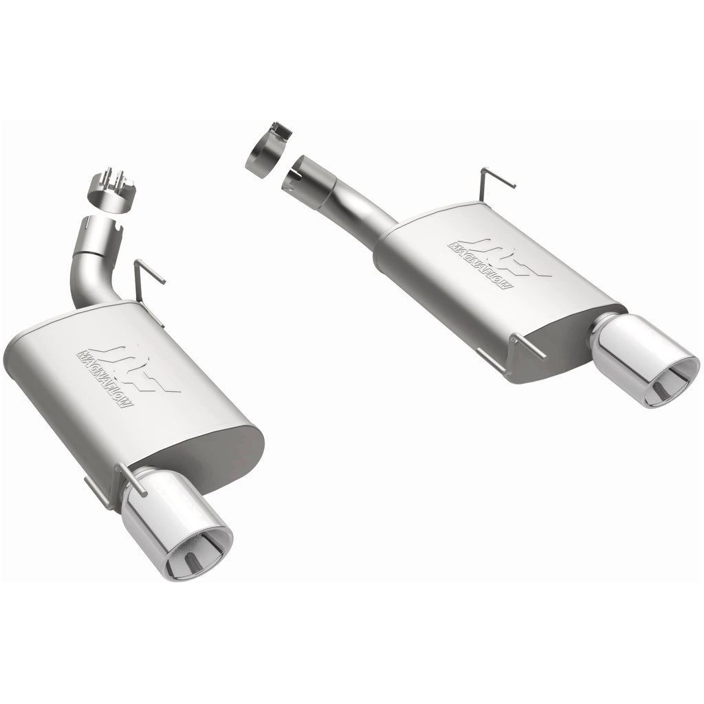MagnaFlow Exhaust Products 15882 Street Series Polished Axle Back System for Select Ford Mustang