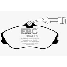 Load image into Gallery viewer, 91-92-Audi-100-Quattro-2.3-(Girling)-Yellowstuff-Front-Brake-Pads