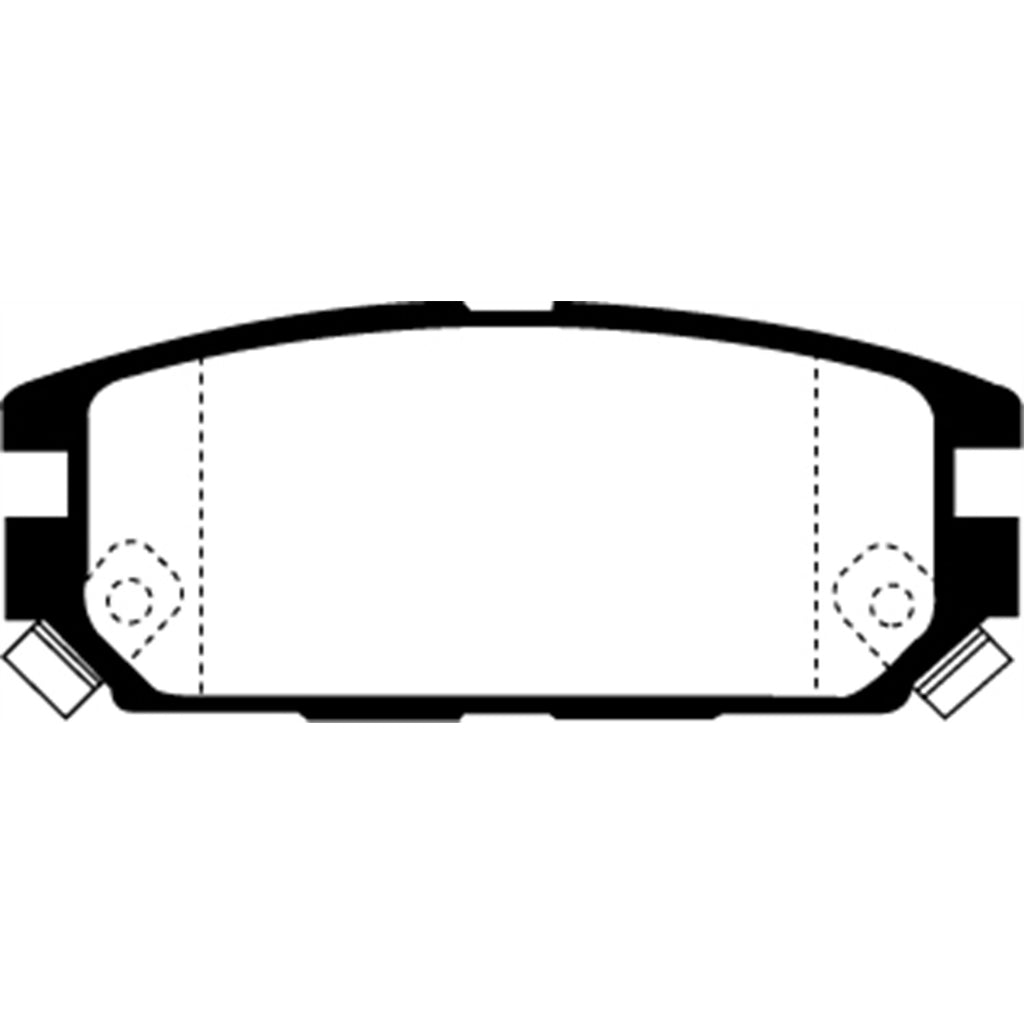 91-93-Dodge-Stealth-3.0-4Wd-Greenstuff-Rear-Brake-Pads