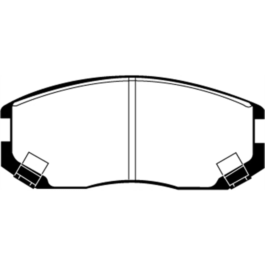 91-94-Dodge-Colt-1.5-Greenstuff-Front-Brake-Pads