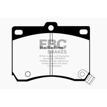 Load image into Gallery viewer, 91-96-Ford-Escort-1.8-Greenstuff-Front-Brake-Pads