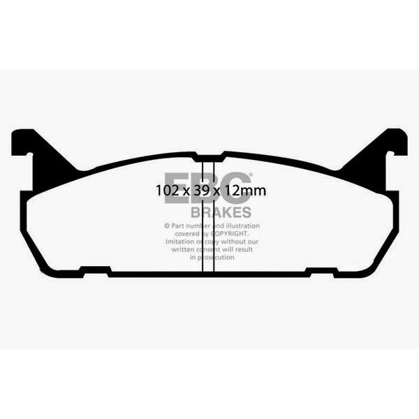 91-96-Ford-Escort-1.8-Yellowstuff-Rear-Brake-Pads