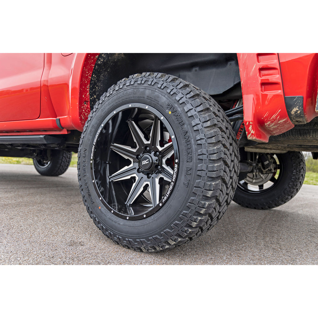 91-Series-Milled-One-Piece-Gloss-Black-22X12-6X5.5--44Mm-Rough-Country