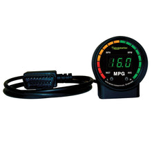 Load image into Gallery viewer, AutoMeter 9105 GAUGE, FUEL ECONOMY, 2", RPM/MPH/INST &amp; AVG MPG, DIGITAL, OBDII, ECOMETER II