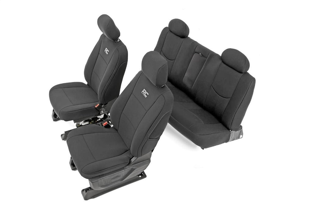 Rough Country 91025 Neoprene Seat Covers for Select Chevrolet Silverado