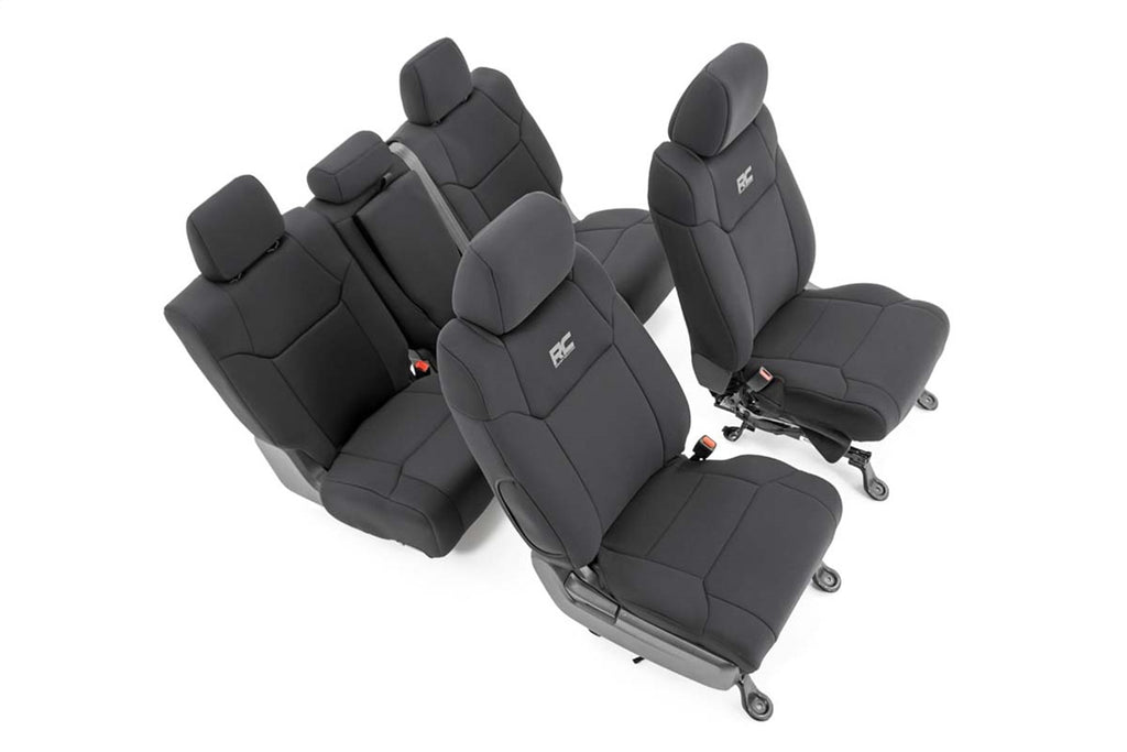 Rough Country 91027A Neoprene Seat Covers for Select Toyota Tundra