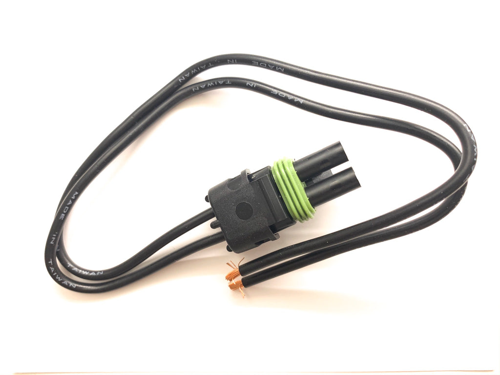McLeod 9119 Wiring Connector, Reverse Lockout Connector Pigtail, Male, 2-pin, T-56