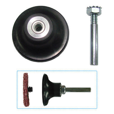 Pro-Tek 9123-3 3’’ Roloc Pad With Shank Holder 1/4’’