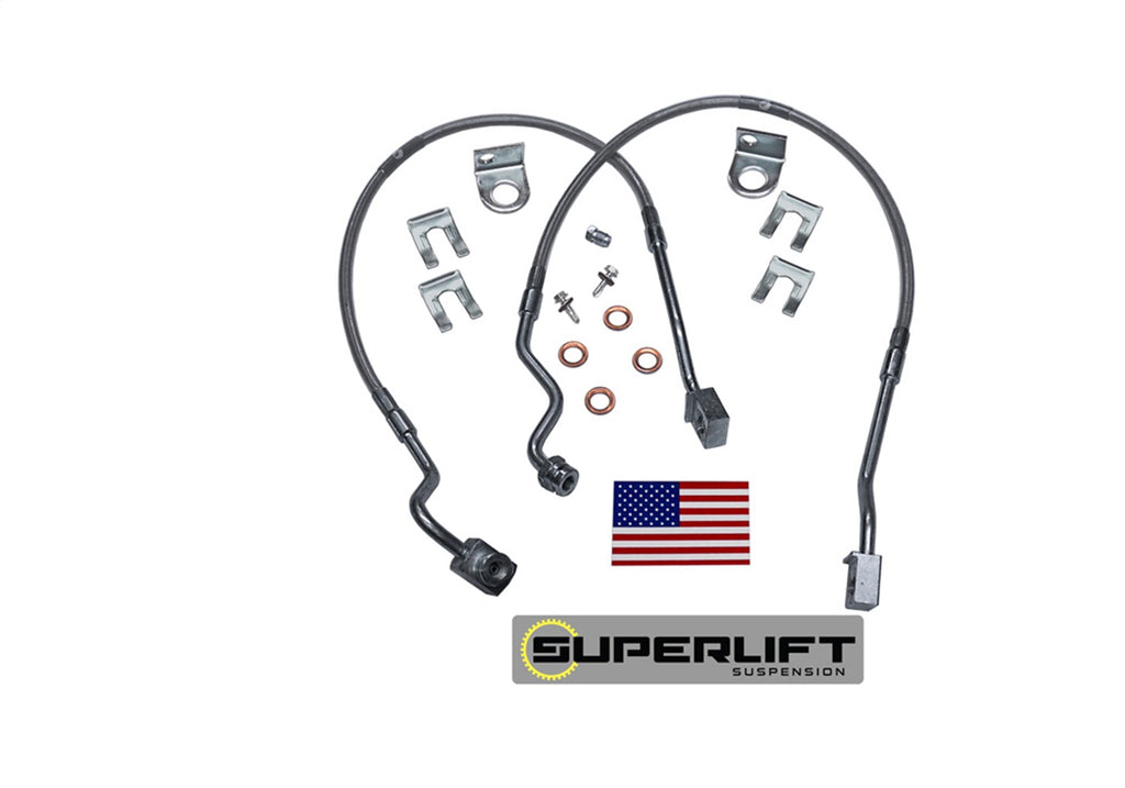 Superlift 91260 Bulletproof Brakes Hose-Front-95-97 Ranger w/4-6in. Lift for Select Ford Ranger