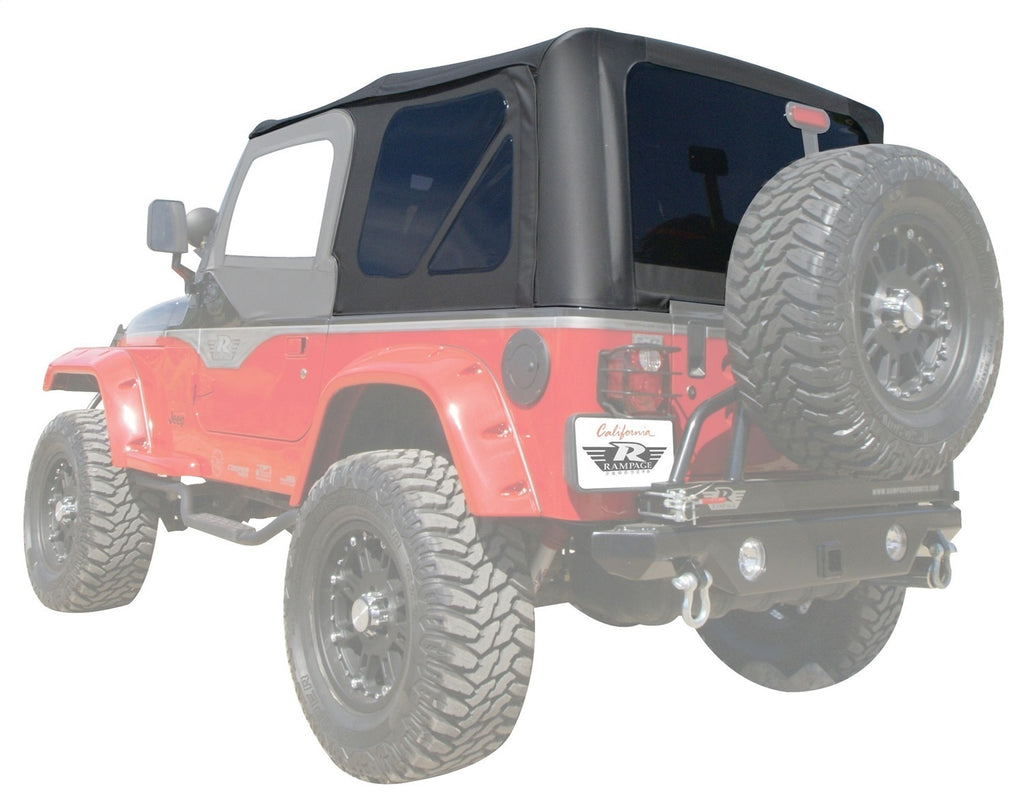 Rampage 912835 Factory Replacement Soft Top for Select Jeep TJ, Jeep Wrangler