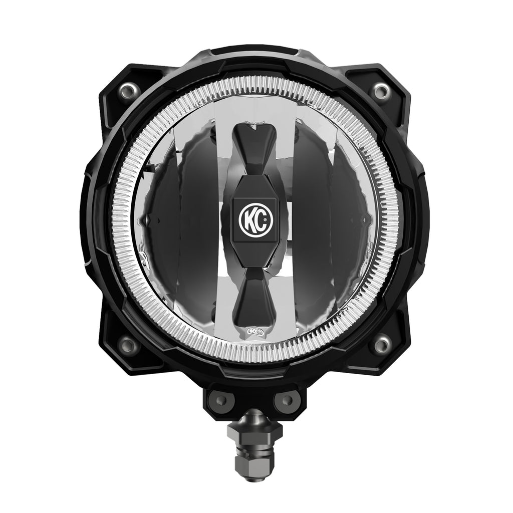 KC HiLiTES 91300 KC Pro6 Gravity LED 6in Infinity Ring Spot 1-Light Universal