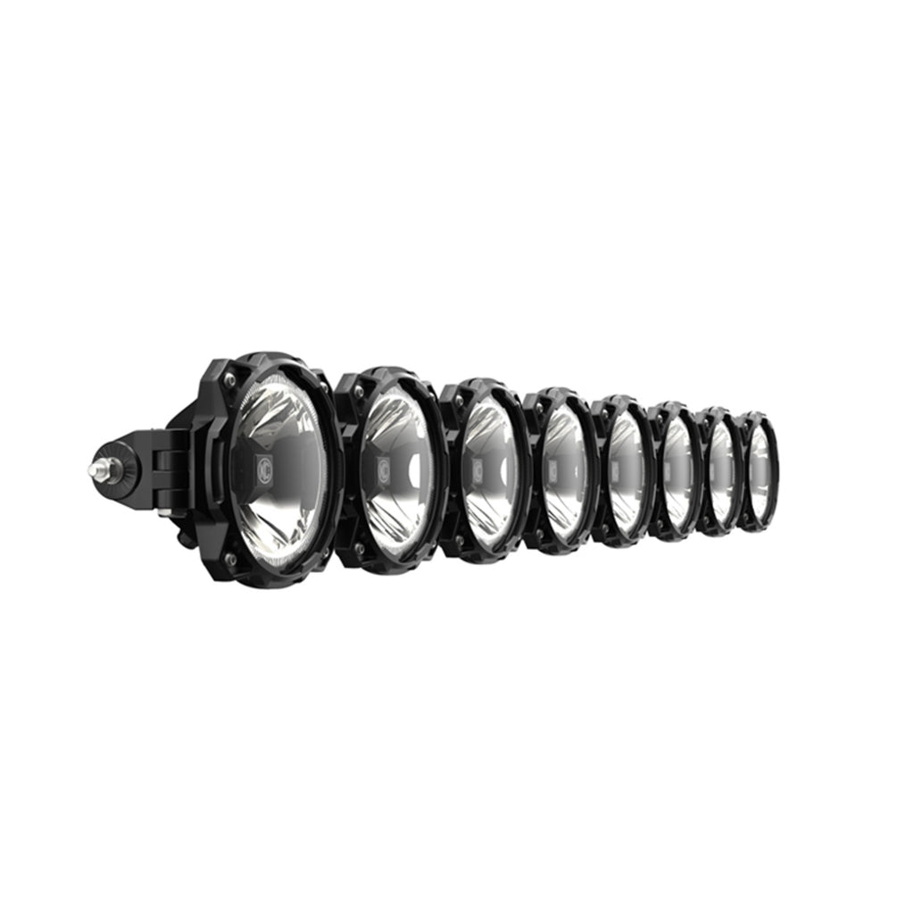 KC HiLiTES 91308 KC Pro6 Gravity LED 50in 8-Light Combo System Universal