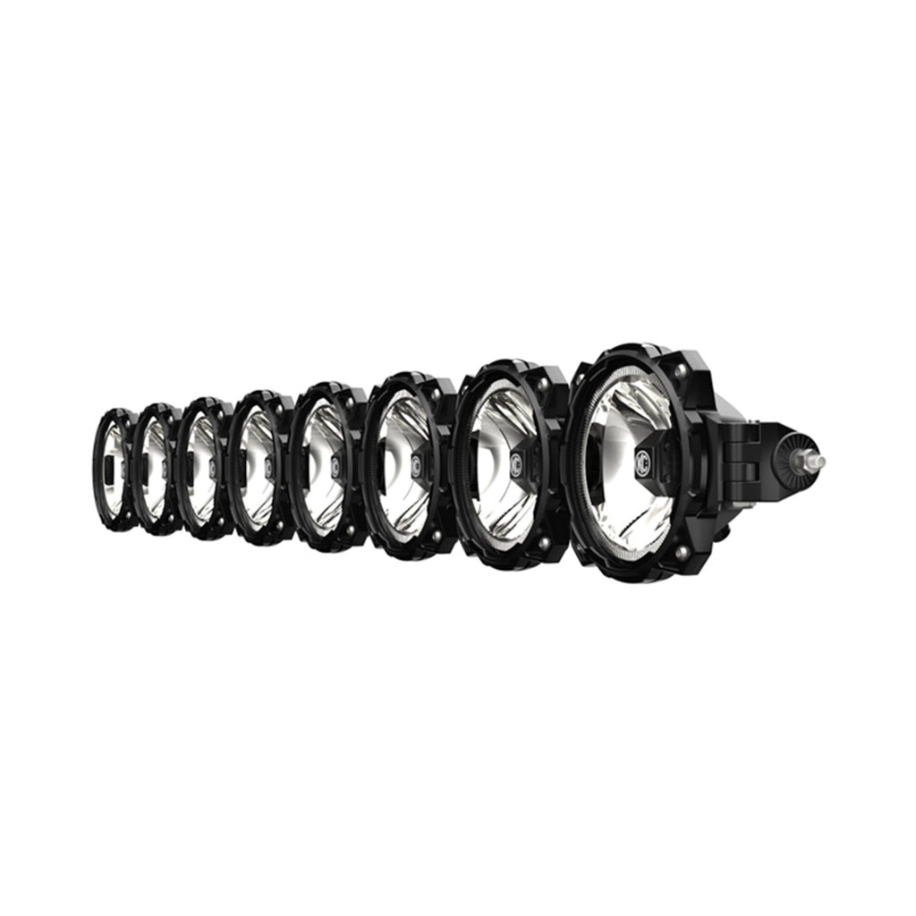 KC HiLiTES 91308 KC Pro6 Gravity LED 50in 8-Light Combo System Universal