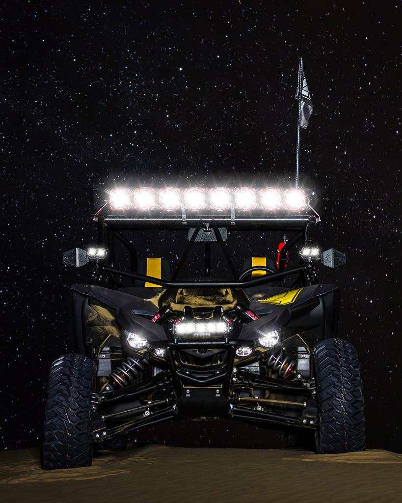 KC HiLiTES 91310 KC Pro6 Gravity LED 29in 6-Light Combo System 2016-2019 Yamaha YXZ1000R for Select Yamaha YXZ1000R, Yamaha YXZ1000R SE, Yamaha YXZ1000R SS, Yamaha YXZ1000R SS SE