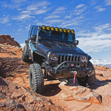 Load image into Gallery viewer, KC HiLiTES 91313 KC Pro6 Gravity LED 50in 8-Light Combo System 2007-2018 Jeep Wrangler JK for Select Jeep Wrangler, Jeep Wrangler JK