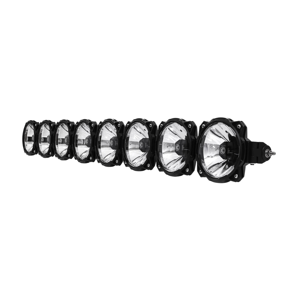 KC HiLiTES 91331 KC Pro6 Gravity LED 50in 8-Light Combo System - 2005-2024 Toyota Tacoma for Select Toyota Tacoma