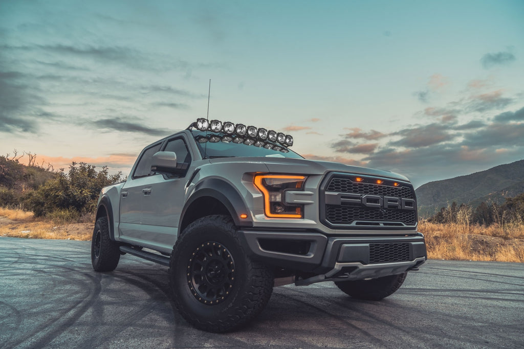 KC HiLiTES 91333 KC Pro6 Gravity LED 57in 9-Light Combo System - 2015-2020 Ford F-150 Raptor for Select Ford F-150