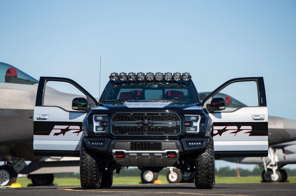 KC HiLiTES 91333 KC Pro6 Gravity LED 57in 9-Light Combo System - 2015-2020 Ford F-150 Raptor for Select Ford F-150