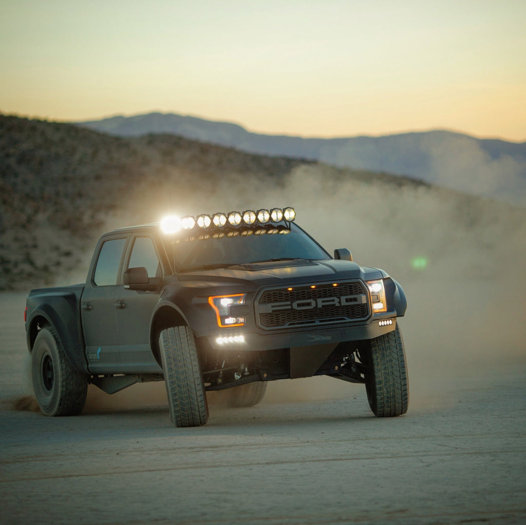 KC HiLiTES 91333 KC Pro6 Gravity LED 57in 9-Light Combo System - 2015-2020 Ford F-150 Raptor for Select Ford F-150