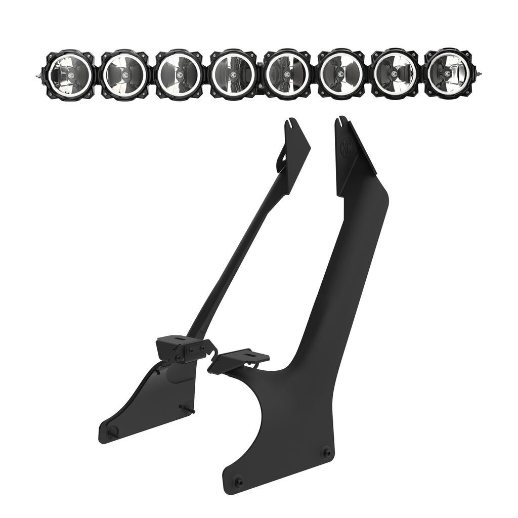 KC HiLiTES 91339 Pro6 Gravity LED 50" 8-Lt Cmbo Sys - 21-24 Jeep Wrangler JL Rubicon 392 for Select Jeep Gladiator, Jeep Wrangler