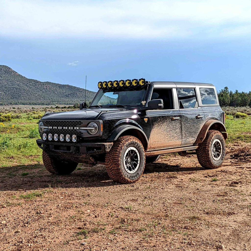 KC HiLiTES 91341 KC Pro6 Gravity LED 39in 6-Light Combo Bronco Bumper System for Select Ford Bronco