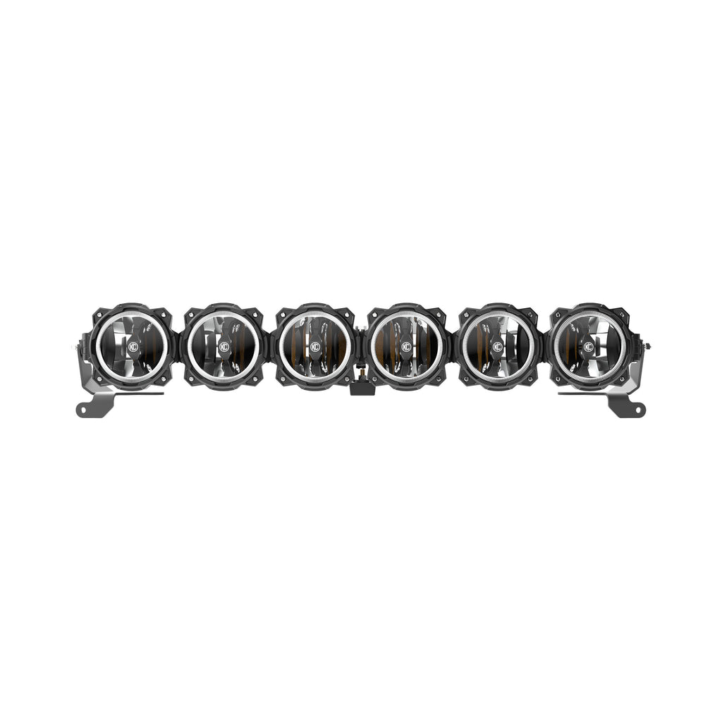 KC HiLiTES 91341 KC Pro6 Gravity LED 39in 6-Light Combo Bronco Bumper System for Select Ford Bronco