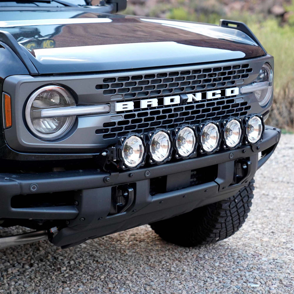 KC HiLiTES 91341 KC Pro6 Gravity LED 39in 6-Light Combo Bronco Bumper System for Select Ford Bronco