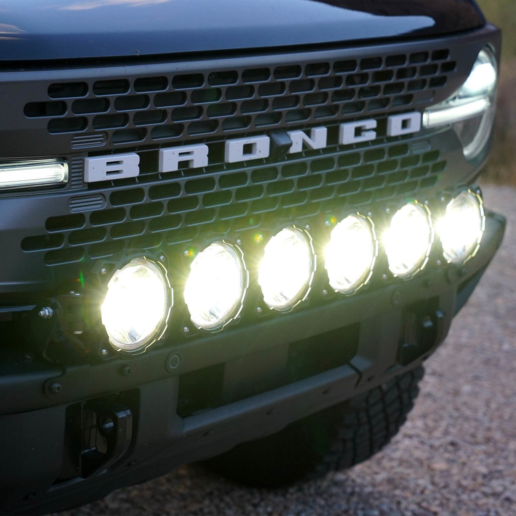 KC HiLiTES 91341 KC Pro6 Gravity LED 39in 6-Light Combo Bronco Bumper System for Select Ford Bronco