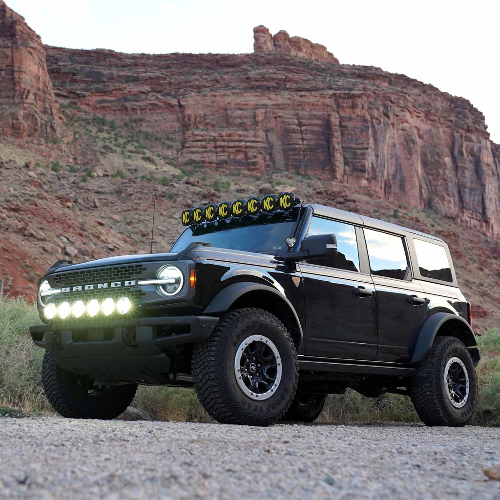 KC HiLiTES 91341 KC Pro6 Gravity LED 39in 6-Light Combo Bronco Bumper System for Select Ford Bronco