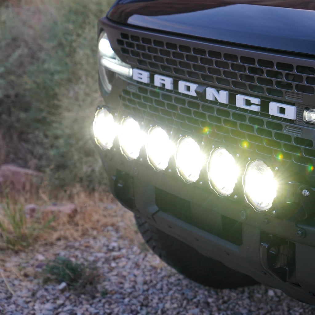 KC HiLiTES 91341 KC Pro6 Gravity LED 39in 6-Light Combo Bronco Bumper System for Select Ford Bronco