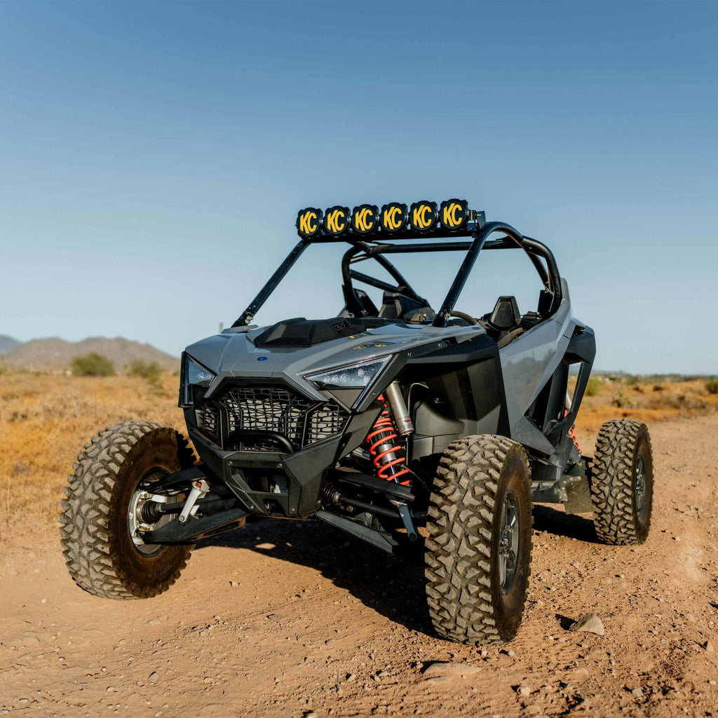 KC HiLiTES 91343 KC Pro6 Gravity LED 39in 6-Light Combo Polaris RZR Pro R System for Select Polaris RZR Pro R 4 Premium, Polaris RZR Pro R 4 Sport, Polaris RZR Pro R 4 Ultimate, Polaris RZR Pro R 4 Ultimate Launch Edition, Polaris RZR Pro R Premium,