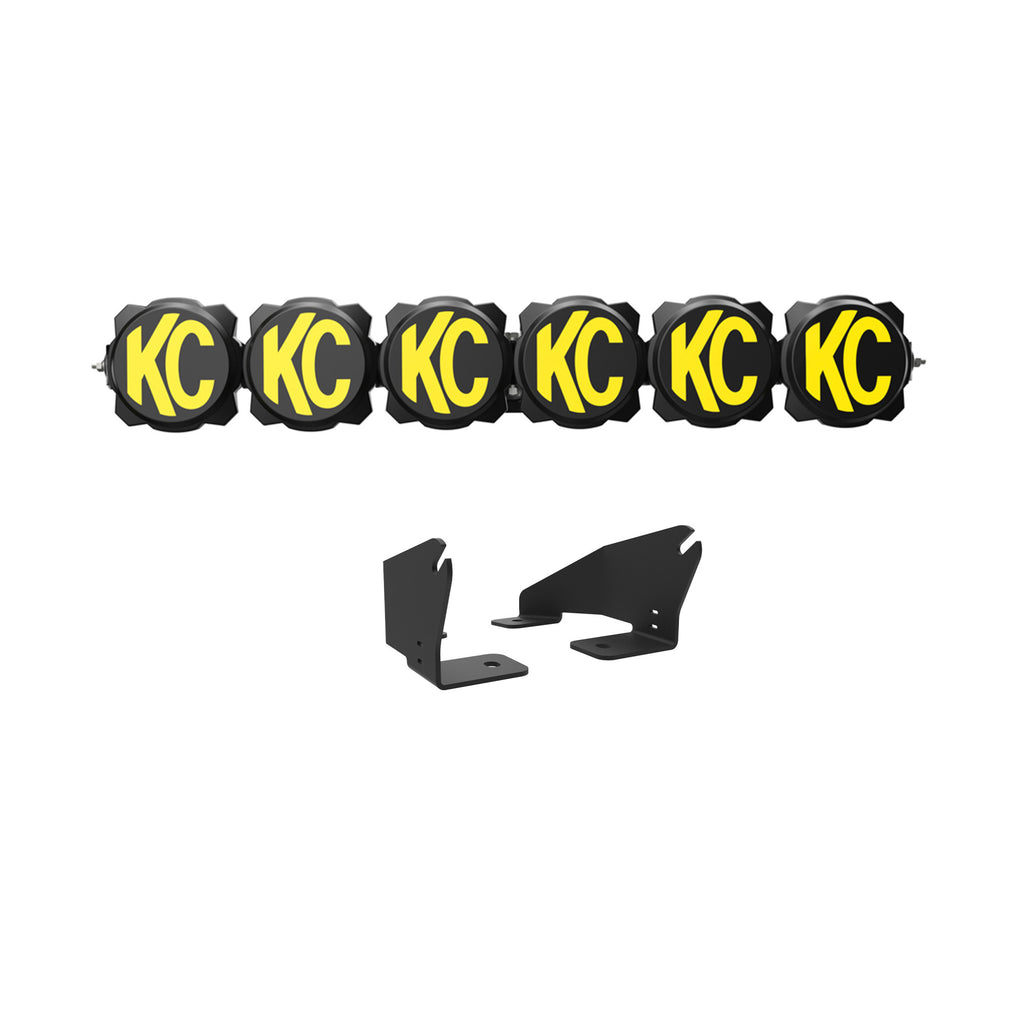 KC HiLiTES 91343 KC Pro6 Gravity LED 39in 6-Light Combo Polaris RZR Pro R System for Select Polaris RZR Pro R 4 Premium, Polaris RZR Pro R 4 Sport, Polaris RZR Pro R 4 Ultimate, Polaris RZR Pro R 4 Ultimate Launch Edition, Polaris RZR Pro R Premium,