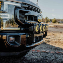 Load image into Gallery viewer, KC HiLiTES 91346 Gravity LED Pro6 - 7-Lt Bar Kt - Frnt Bmpr - 2017-2024 Ford Super Duty for Select Ford F-250 Super Duty, Ford F-350 Super Duty, Ford F-450 Super Duty, Ford F-550 Super Duty