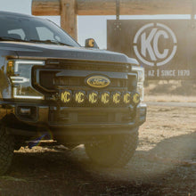 Load image into Gallery viewer, KC HiLiTES 91346 Gravity LED Pro6 - 7-Lt Bar Kt - Frnt Bmpr - 2017-2024 Ford Super Duty for Select Ford F-250 Super Duty, Ford F-350 Super Duty, Ford F-450 Super Duty, Ford F-550 Super Duty