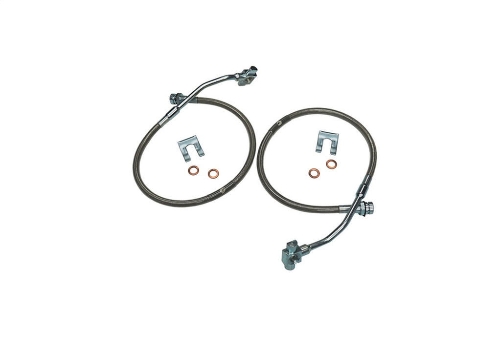 Superlift 91350 Bullet Proof Brake Hose-Front-79-86 GM PU/Blazer/Suburban w/4-6in. Lift for Select Chevrolet K10, Chevrolet K10 Suburban, Chevrolet K20, Chevrolet K20 Suburban, Chevrolet K5 Blazer, GMC Jimmy, GMC K1500, GMC K1500 Suburban, GMC K2500, GMC
