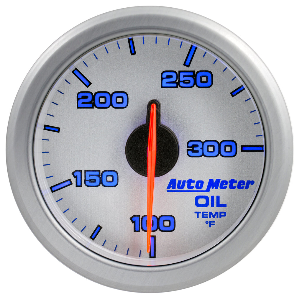 AutoMeter 9140-UL 2-1/16" OIL TEMP, 100-300'F, AIRDRIVE, SILVER