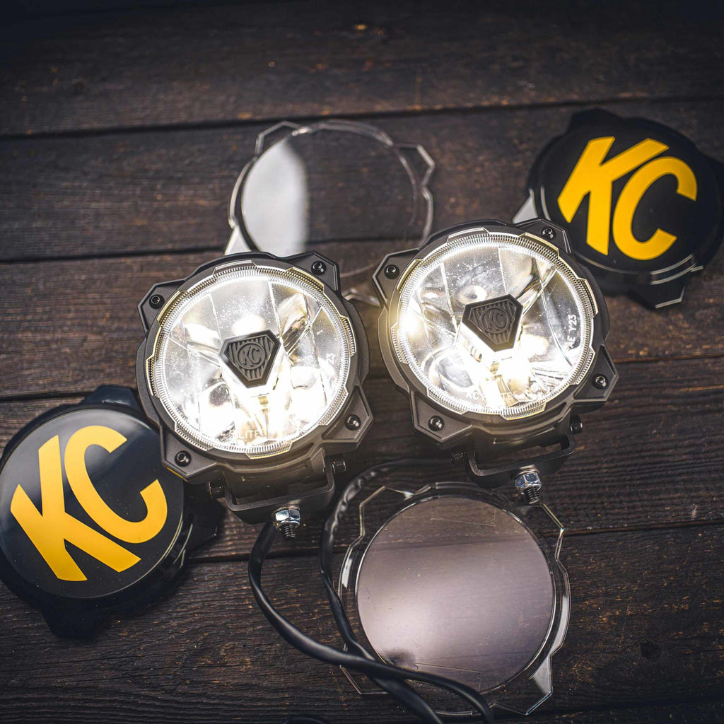 KC HiLiTES 91401 Gravity® Titan™ LED - 6" 2-Pack - Spot Beam