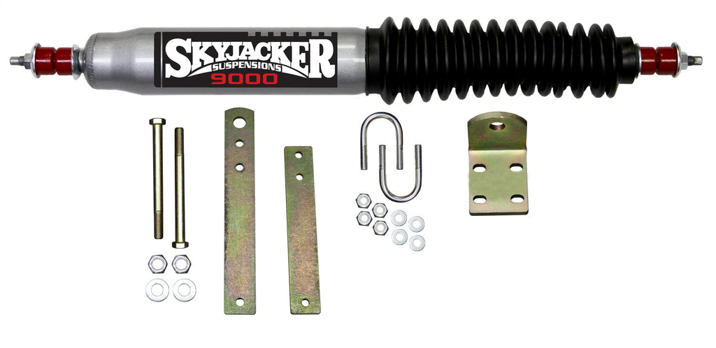 Skyjacker 9140 SNGL STAB KT; SILVER W/BK BO for Select Ford Bronco, Ford Bronco II, Ford Explorer, Ford F-100, Ford F-150, Ford F-250, Ford F-250 HD, Ford F-350