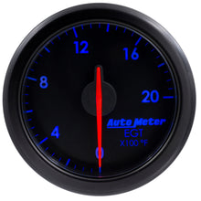 Load image into Gallery viewer, AutoMeter 9145-T 2-1/16" E.G.T, 0-2000'F, AIRDRIVE, BLACK