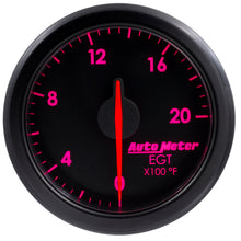 Load image into Gallery viewer, AutoMeter 9145-T 2-1/16" E.G.T, 0-2000'F, AIRDRIVE, BLACK