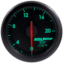 Load image into Gallery viewer, AutoMeter 9145-T 2-1/16" E.G.T, 0-2000'F, AIRDRIVE, BLACK