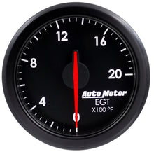 Load image into Gallery viewer, AutoMeter 9145-T 2-1/16" E.G.T, 0-2000'F, AIRDRIVE, BLACK