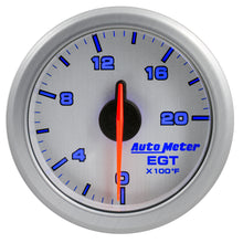 Load image into Gallery viewer, AutoMeter 9145-UL 2-1/16" E.G.T, 0-2000'F, AIRDRIVE, SILVER