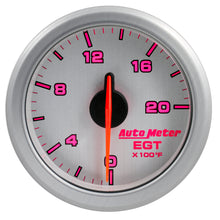 Load image into Gallery viewer, AutoMeter 9145-UL 2-1/16" E.G.T, 0-2000'F, AIRDRIVE, SILVER