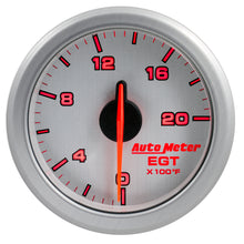 Load image into Gallery viewer, AutoMeter 9145-UL 2-1/16" E.G.T, 0-2000'F, AIRDRIVE, SILVER