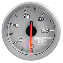 Load image into Gallery viewer, AutoMeter 9145-UL 2-1/16" E.G.T, 0-2000'F, AIRDRIVE, SILVER