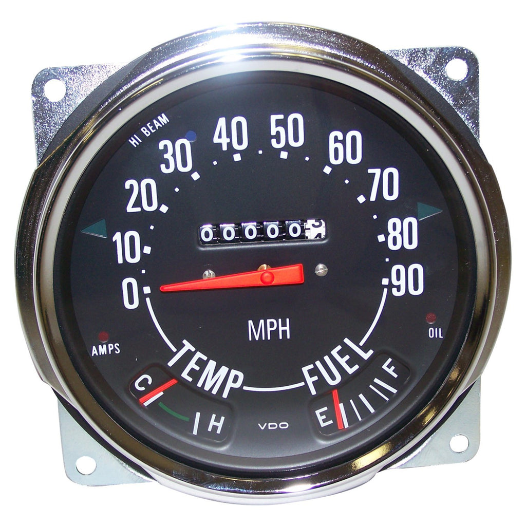 Crown Automotive Jeep Replacement 914845 Speedometer Assembly with Modernized Electronics for 1955-1979 Jeep CJs for Select Jeep CJ5, Jeep CJ6, Jeep CJ7, Jeep Willys